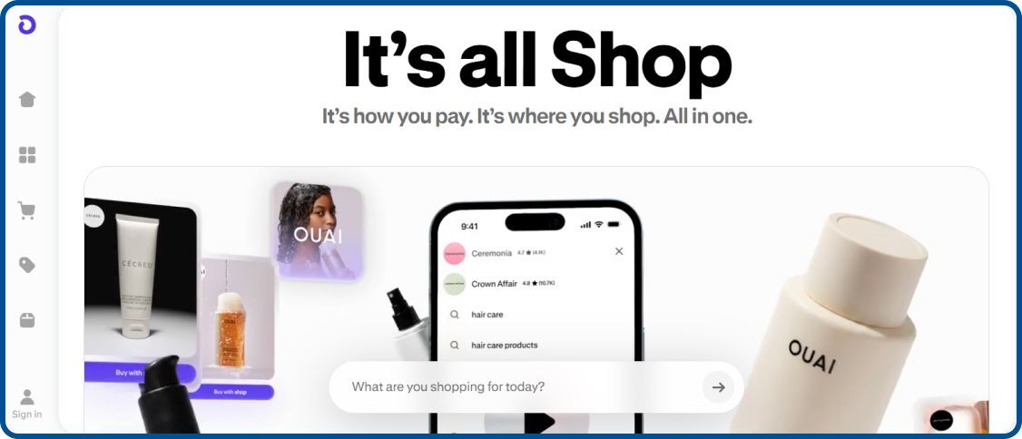Shop Pay page