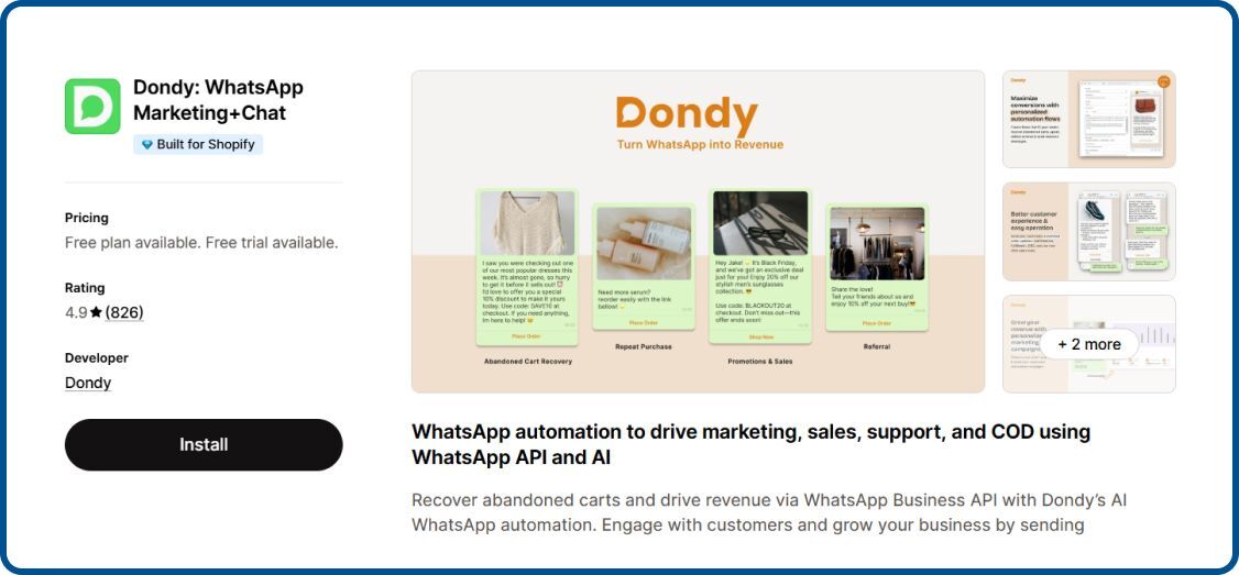 Dondy on Shopify
