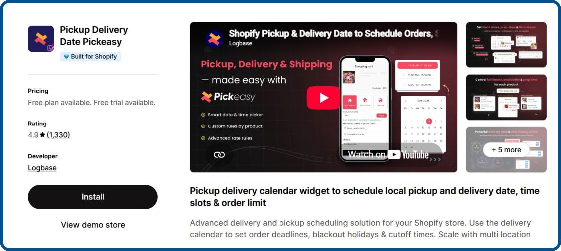 Pickeasy, by Logbase on Shopify