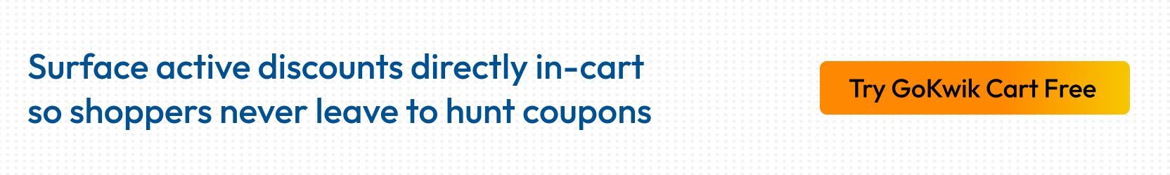GoKwik Cart Drawer Active Discount Visibility and Offer Display Module