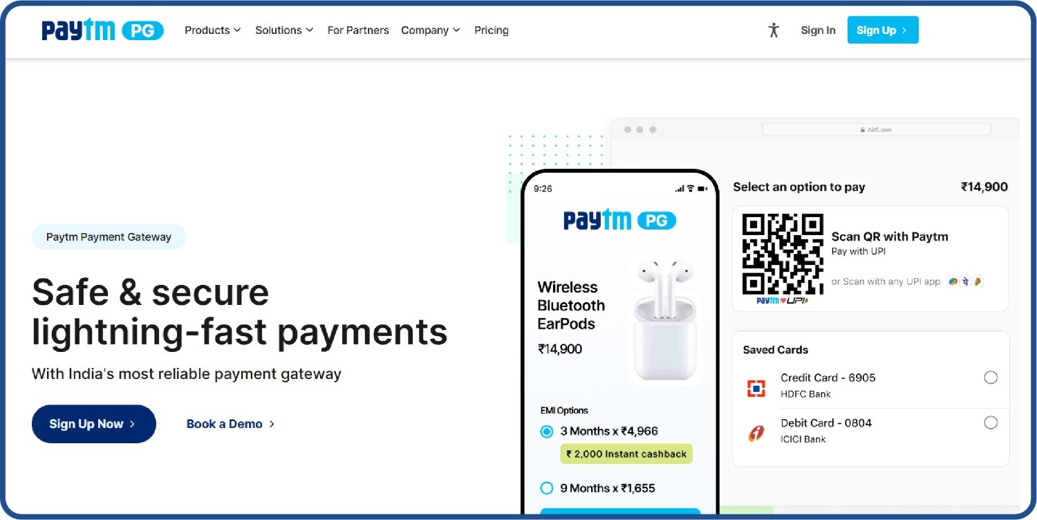 Paytm Payment Gateway is one of the best payment gateways in India