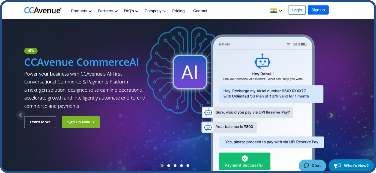 CCAvenue is one of the best payment gateways in India