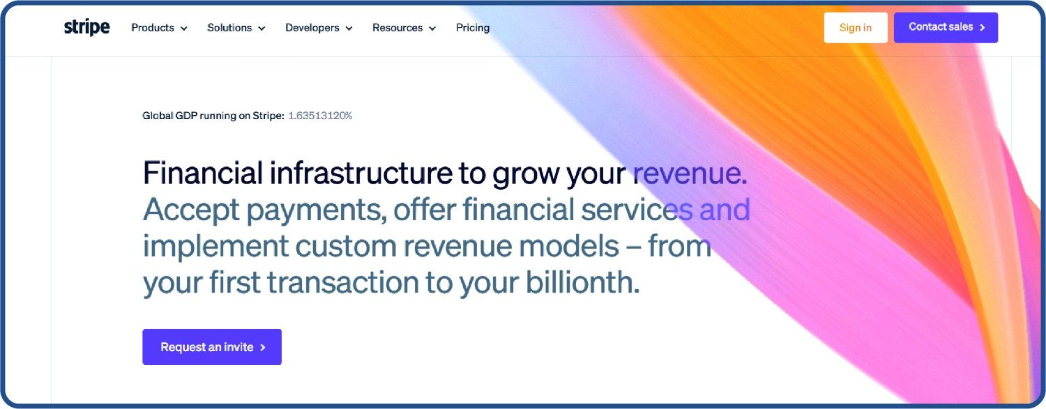 Stripe is a good ecommerce payment gateway for D2C brands
