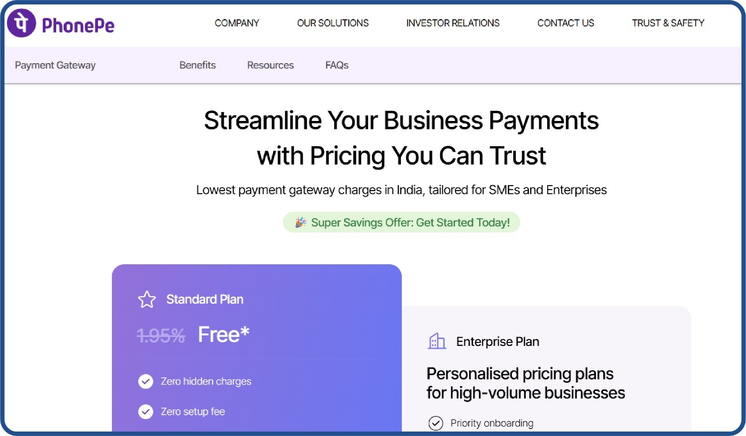 PhonePe Payment Gateway is one of the best payment gateways in India