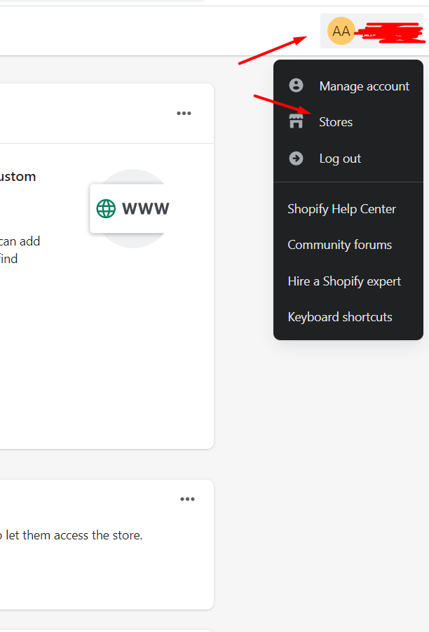 How to Switch Between Stores on Desktop