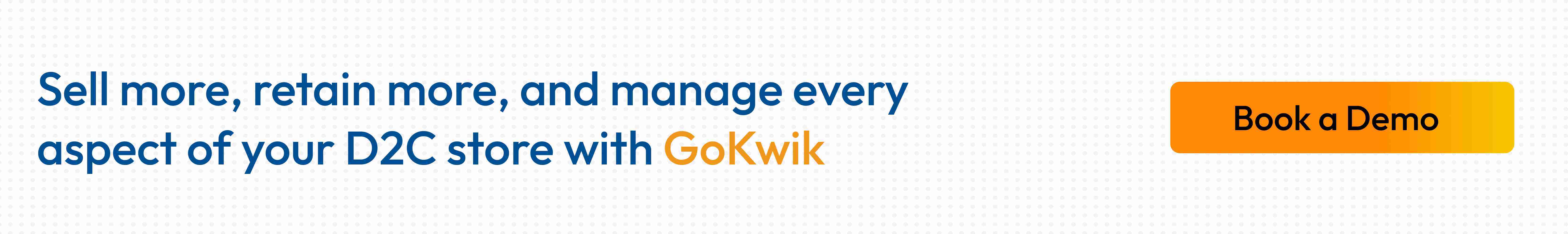 GoKwik offers a suite of Shopify apps that help increase conversions and revenue for D2C brands