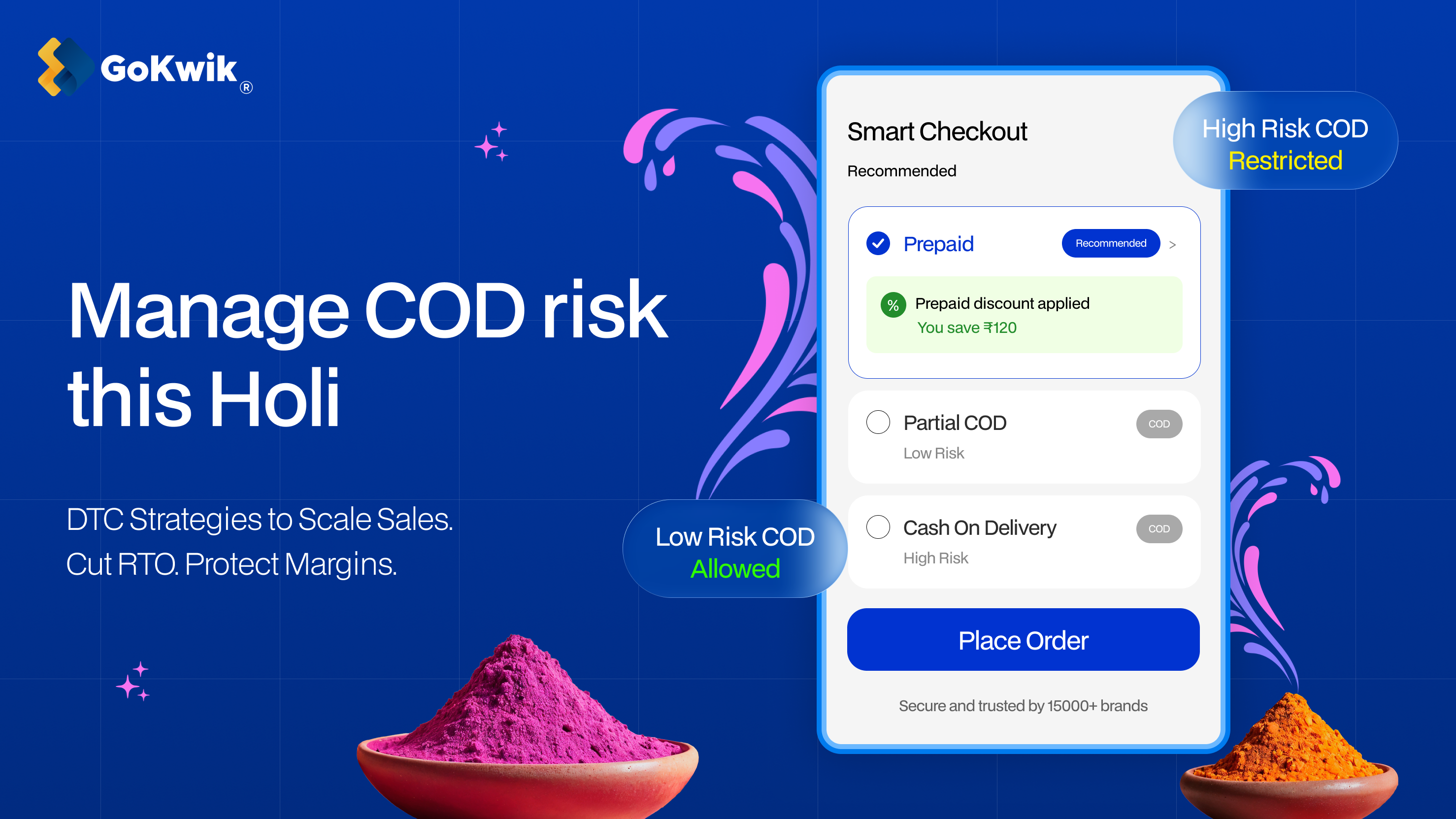 Holi brought 14.3% more orders. It also pushed COD RTO from 16.7% to 21.2%. Are you ready?