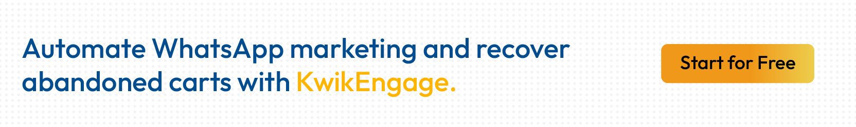 Kwik Engage automates WhatsApp marketing and RTO protection for D2C brands