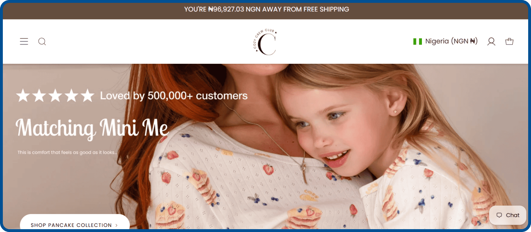  Cozy crew club homepage