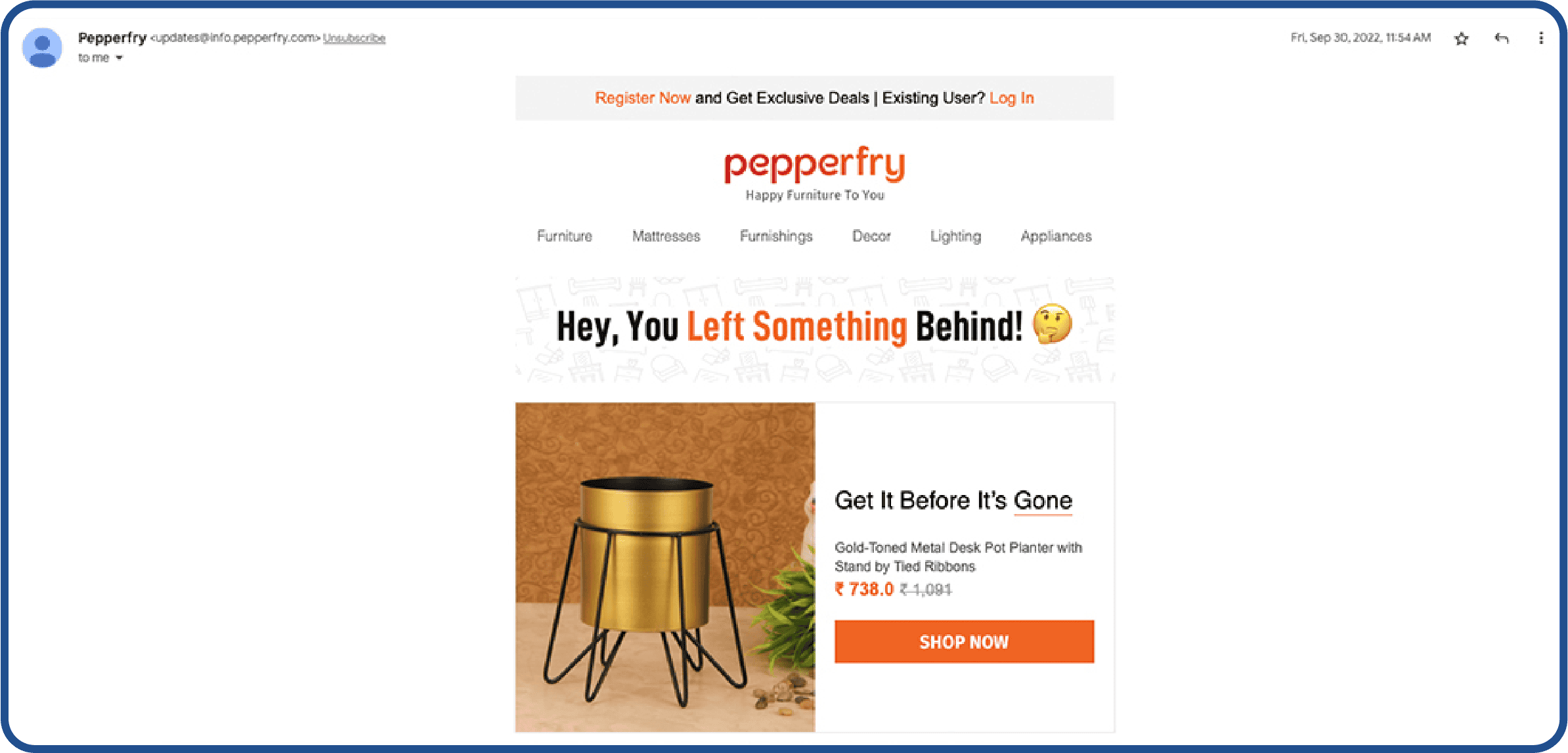 Create abandoned cart email flow to recover sales 