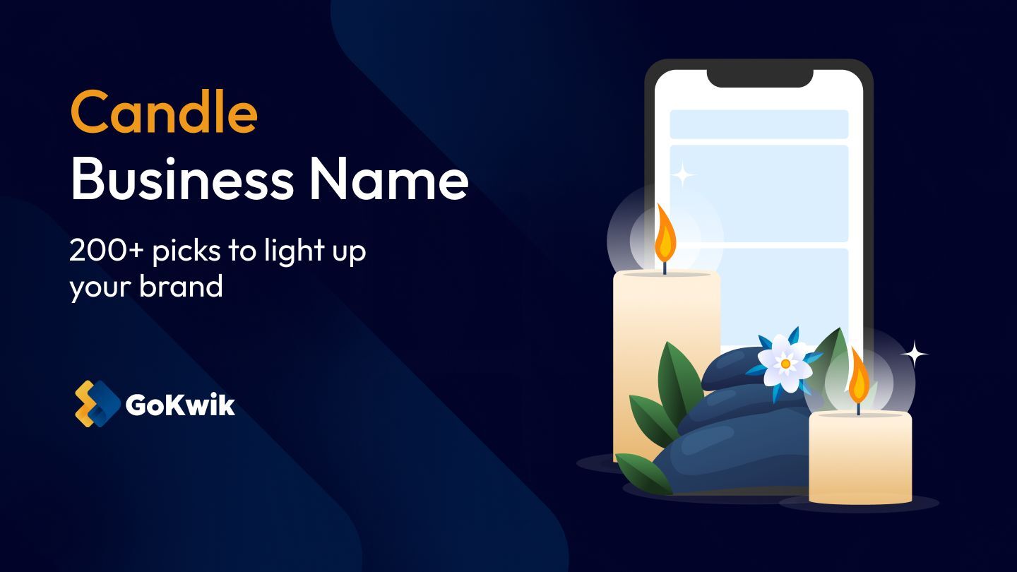 Explore candle business name ideas you can use for your handmade or scented candle brand