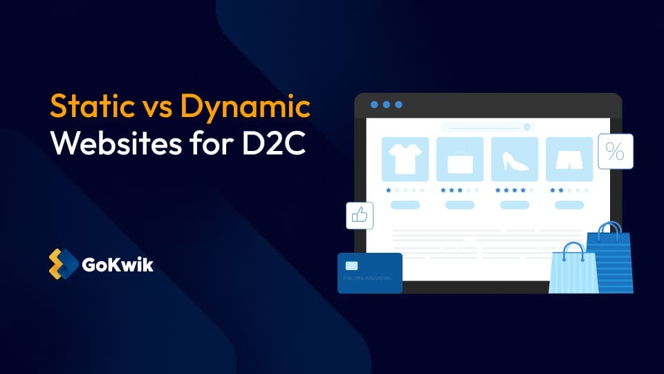 Exploring Static and dynamic website examples for D2C brands