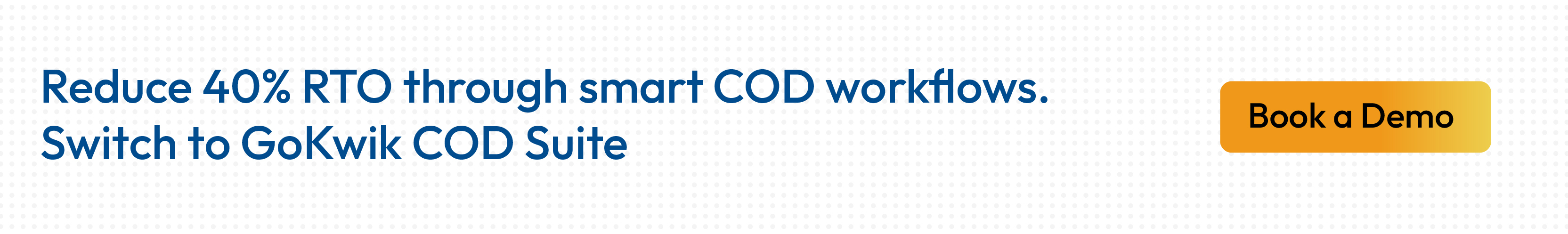 GoKwik COD Suite reduces RTO and increases GMV