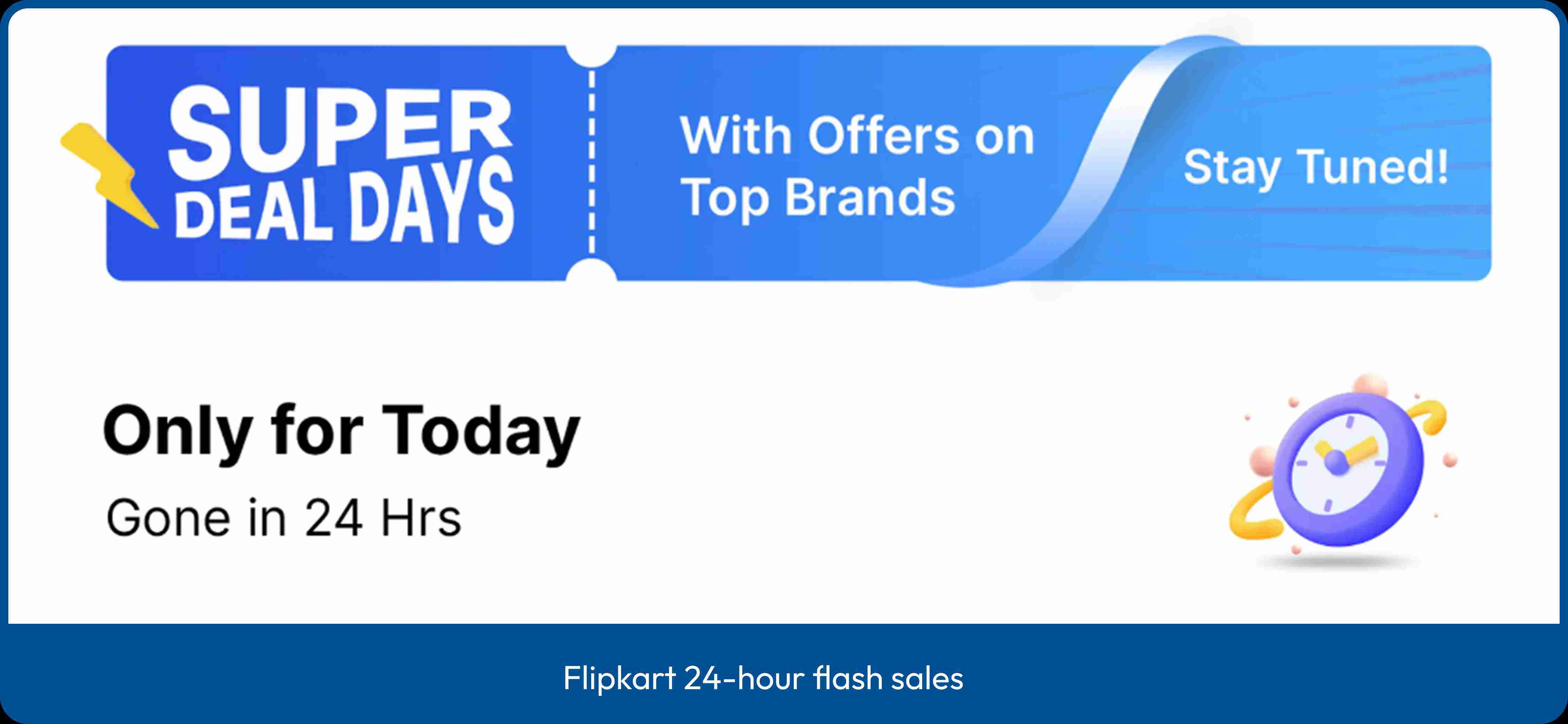 Flipkart super deal flash sales