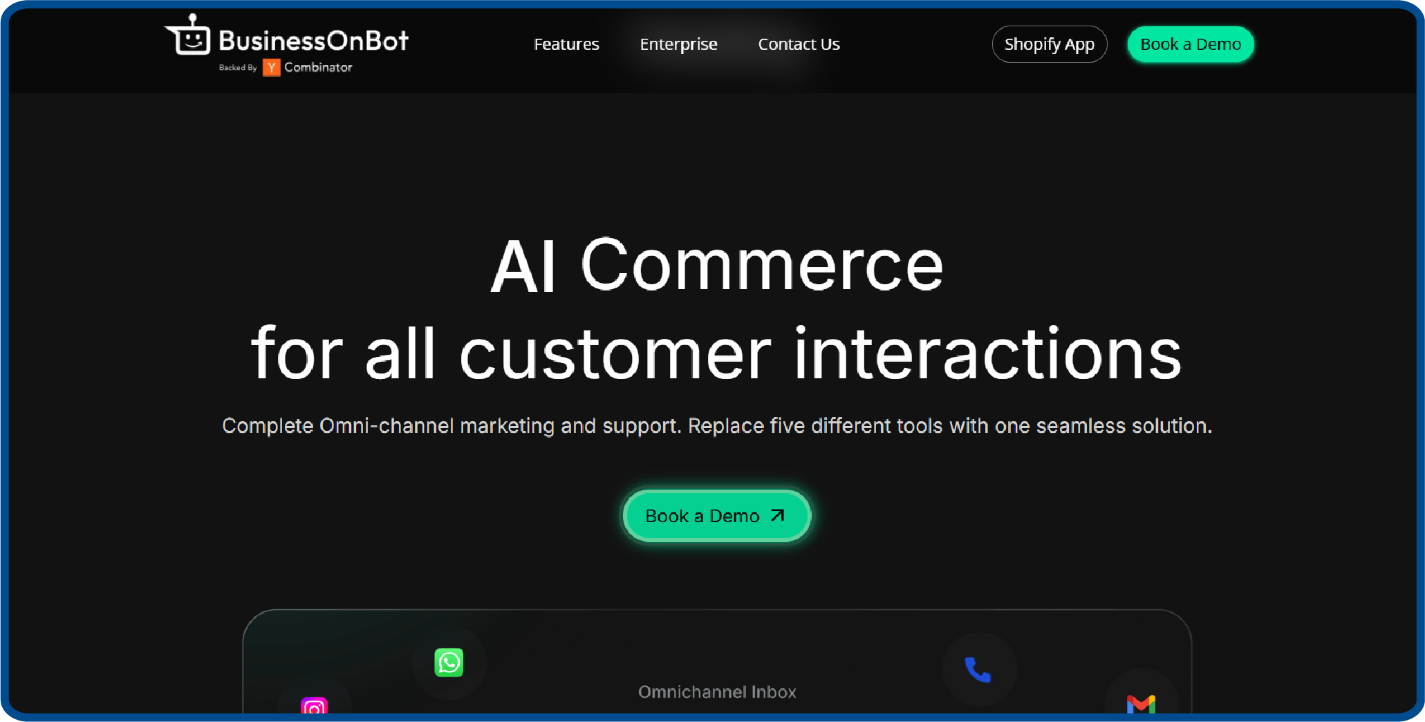 Home page of Businessonbot