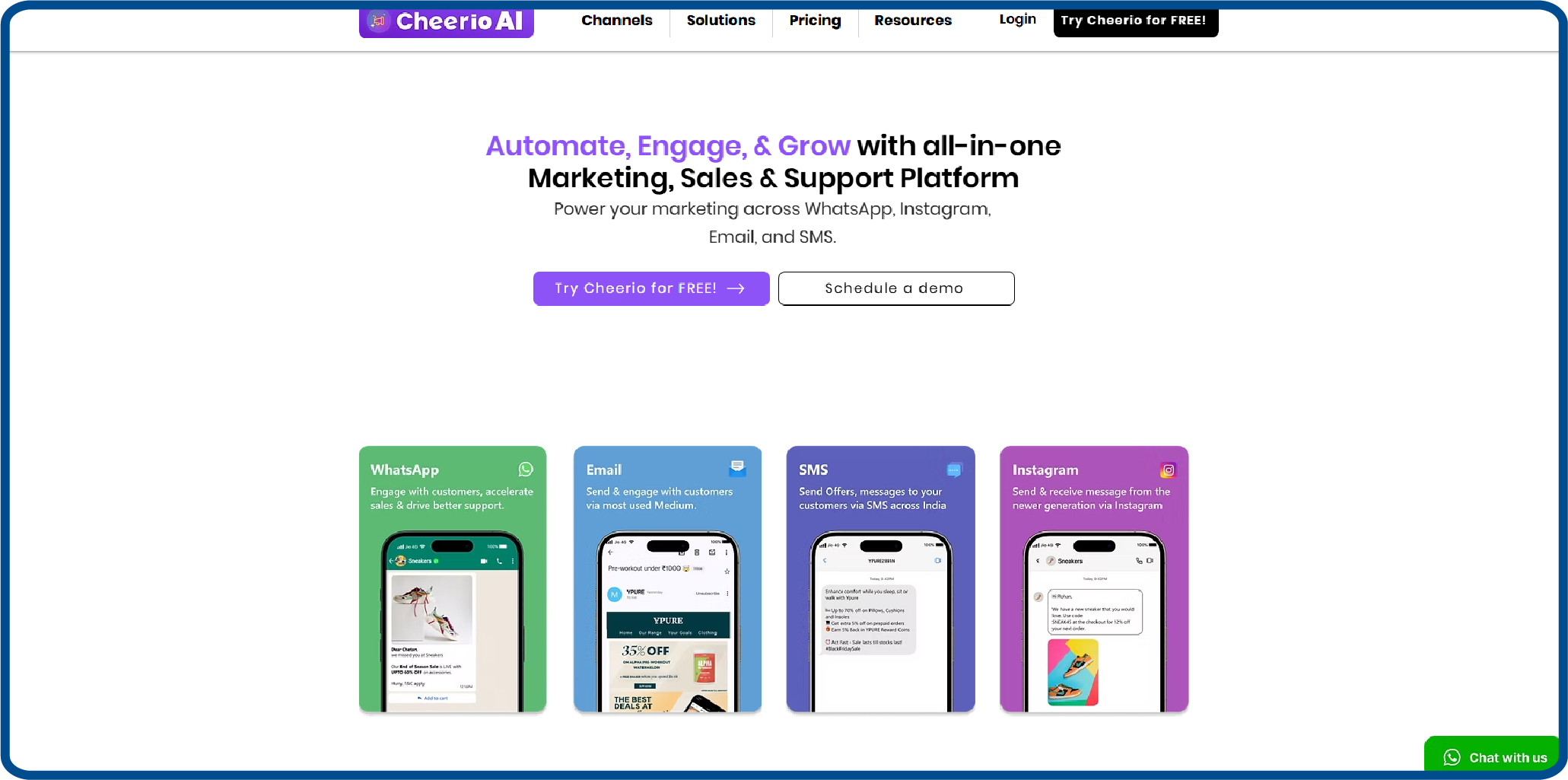 Home page of Cheerio