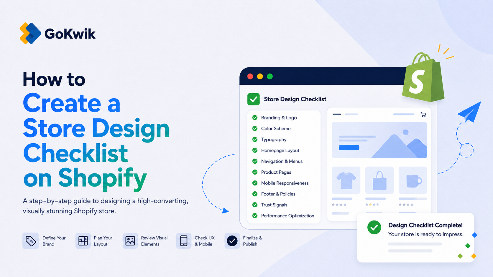 How to Create a Store Design Checklist on Shopify