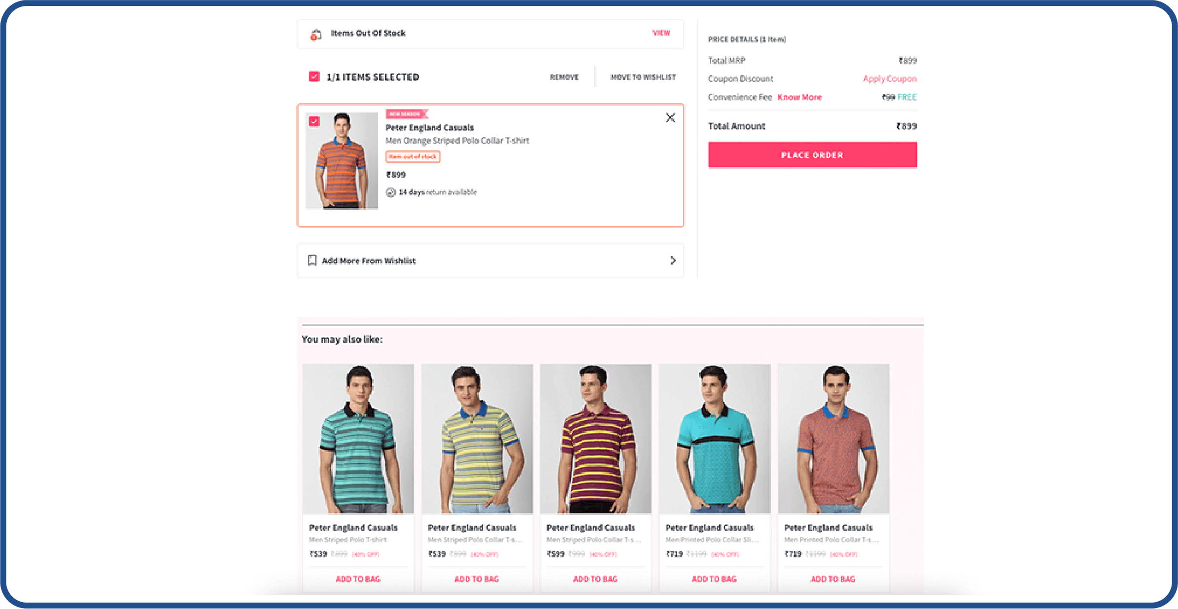 Inform about sold out products as part of your ecommerce marketing strategy
