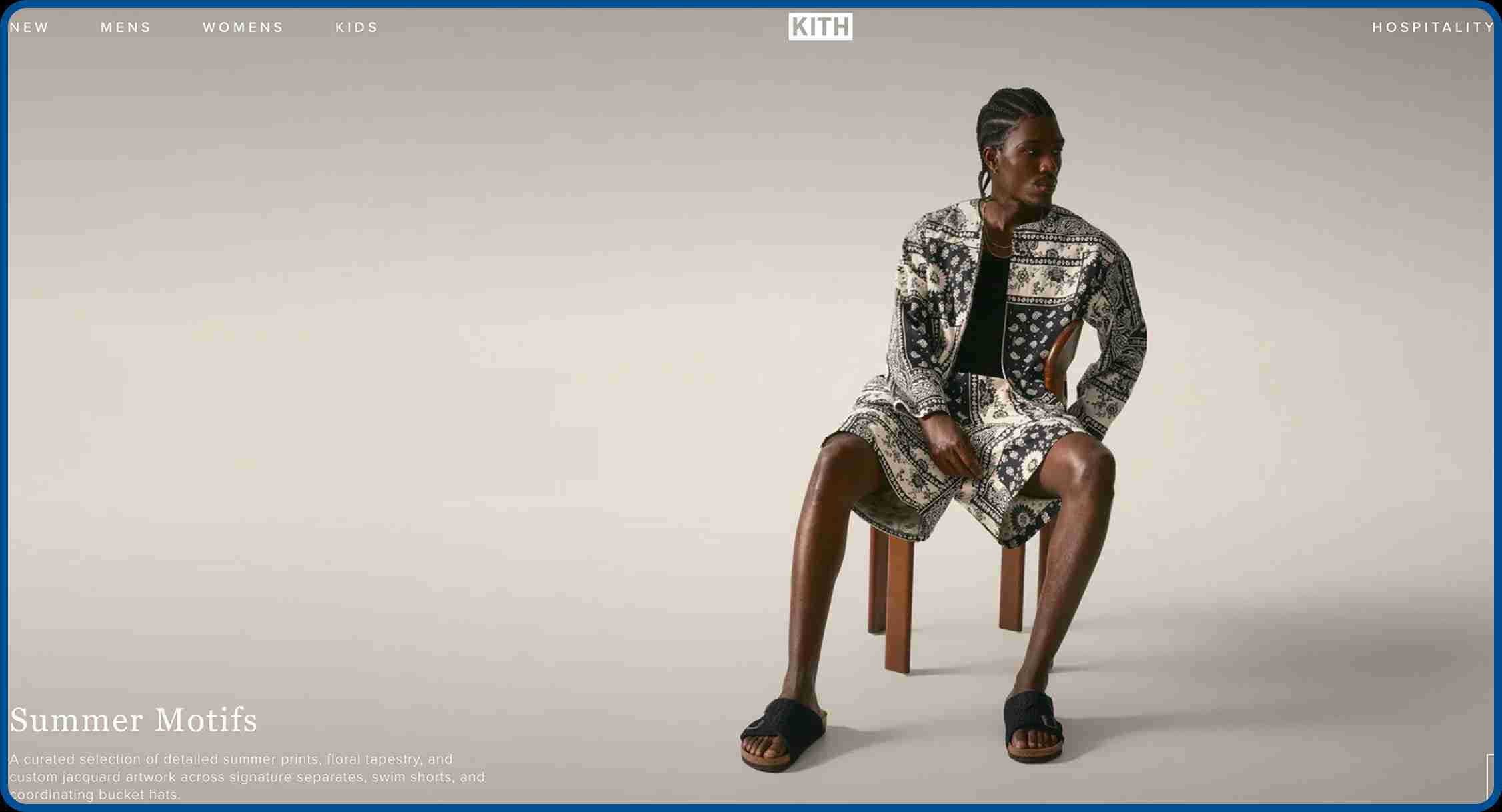 Kith New York streetwear and lifestyle brand known for limited-edition drops and editorial collaborations