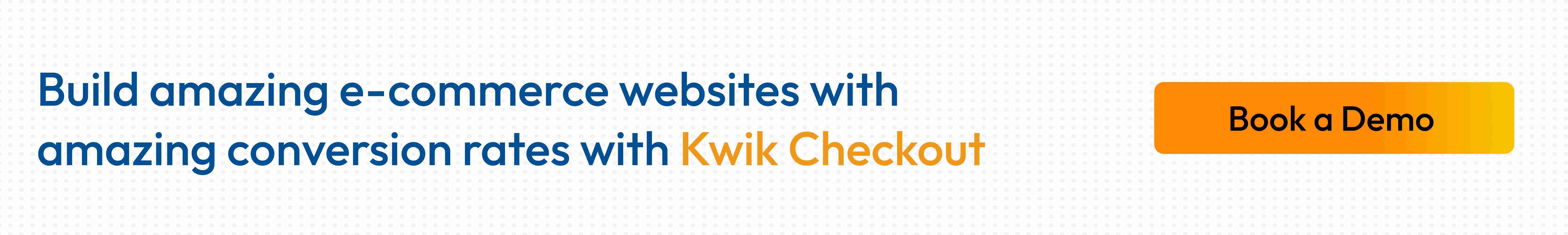 Kwik Checkout one-click checkout solution for Indian D2C brands with OTP, Truecaller, and WhatsApp login