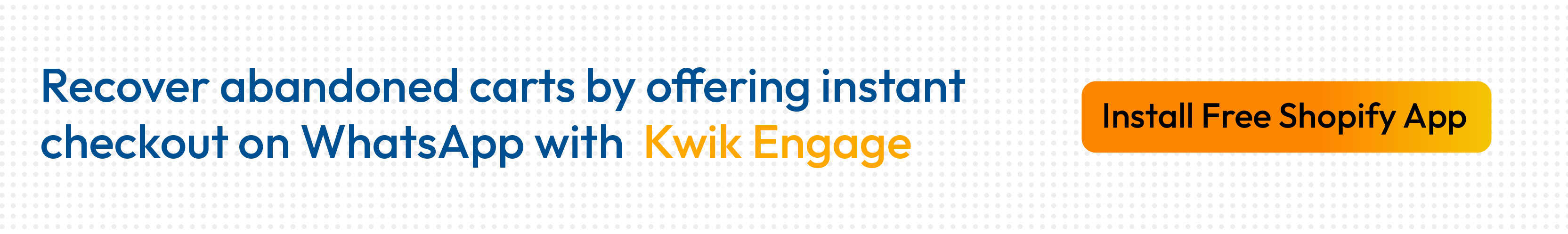  Automated abandoned cart recovery emails with Kwik Engage