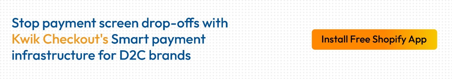 Kwik Checkout optimizes payment gateway performance for D2C ecommerce brands 