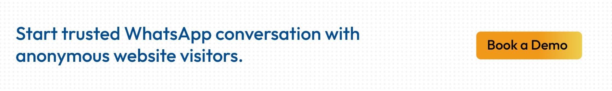 Kwik Engage identifies anonymous visitors unlike Interakt