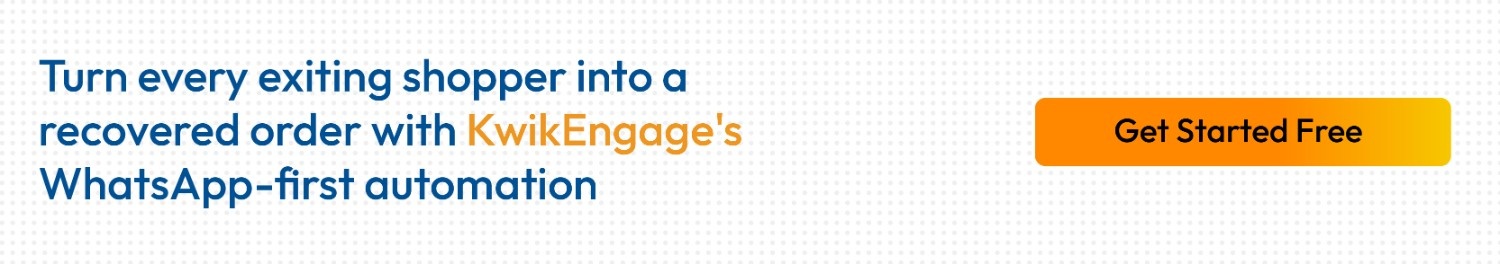 Kwik Engage e-commerce AI chatbot drives WhatsApp-first cart recovery for D2C brands 