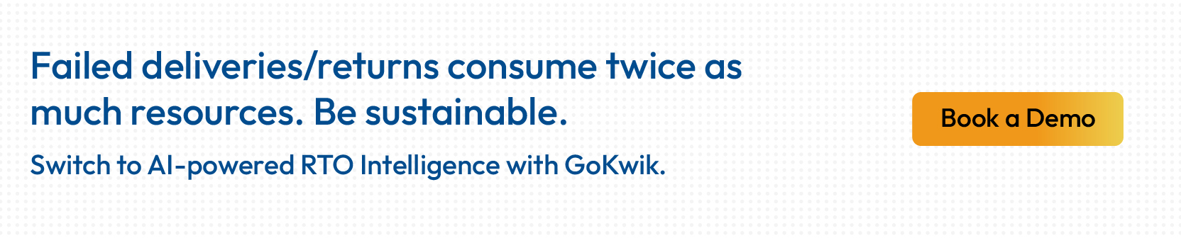 Leverage GoKwik RTO reduction for sustainable growth