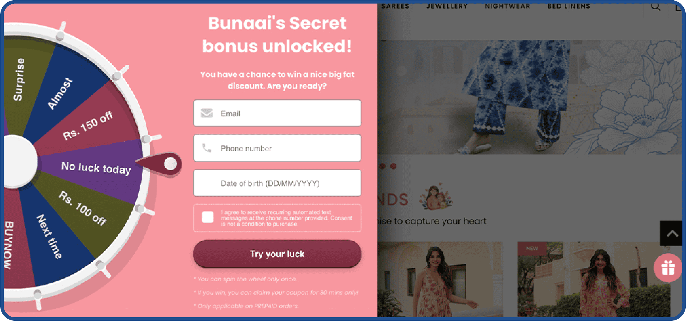  Offer discounts on website to collect leads for ecommerce marketing