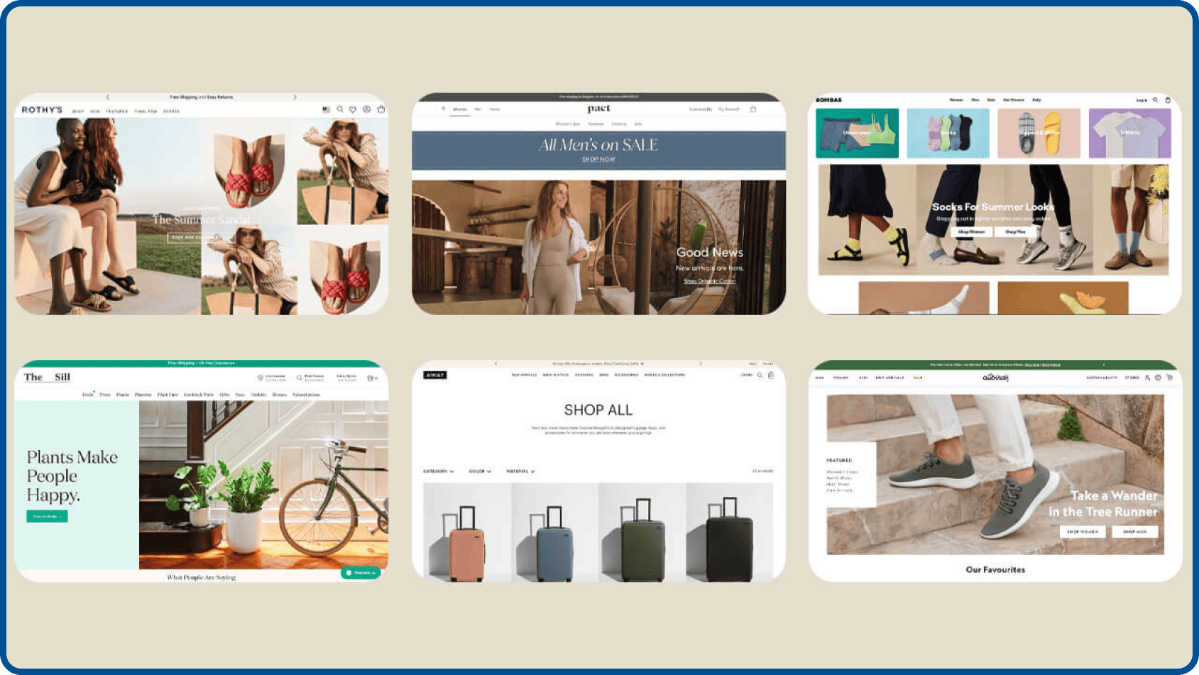 Online store examples 