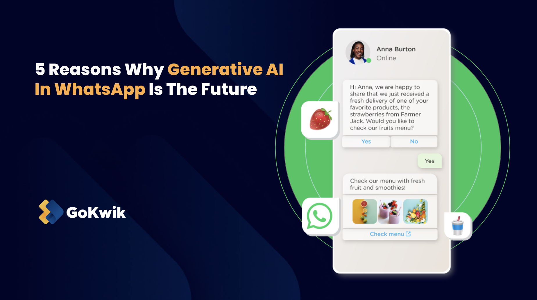 5 Reasons Why Generative AI In WhatsApp Is The Future