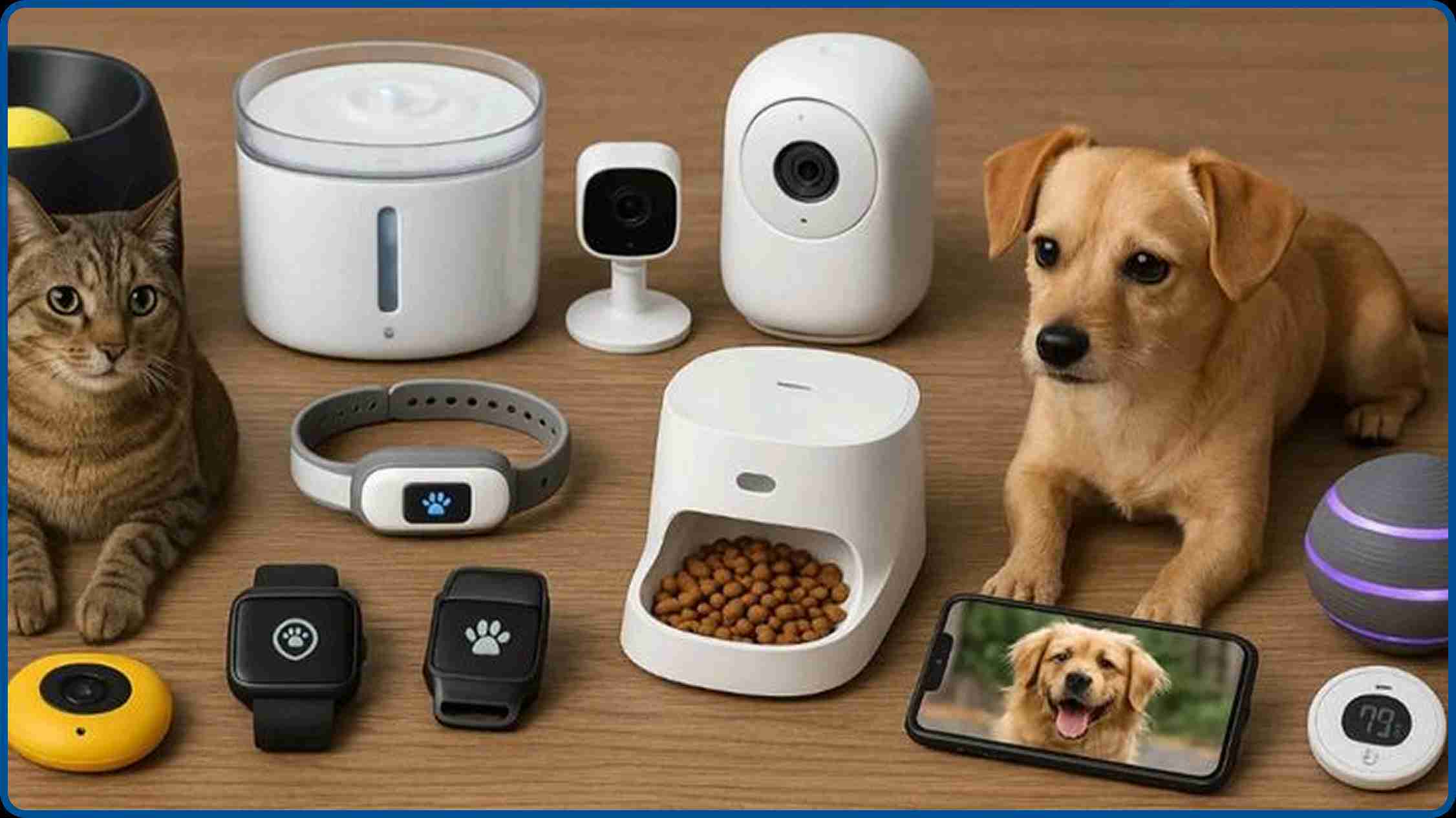 Smart pet feeders and monitors for pet care dropshipping store.