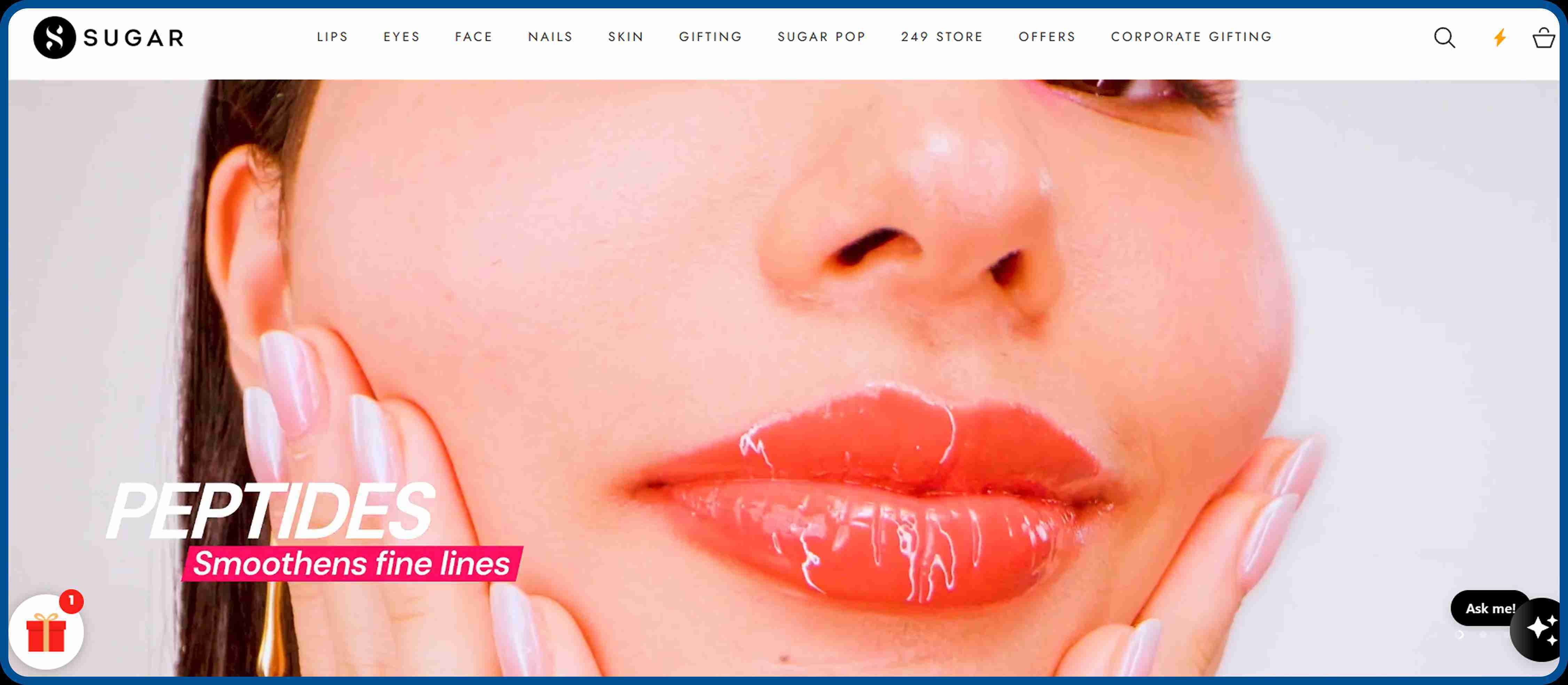 SUGAR Cosmetics D2C model is built around personalized beauty choices