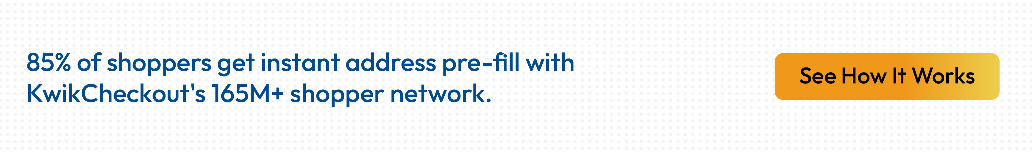 Try Kwik Checkout by GoKwik for single click checkout