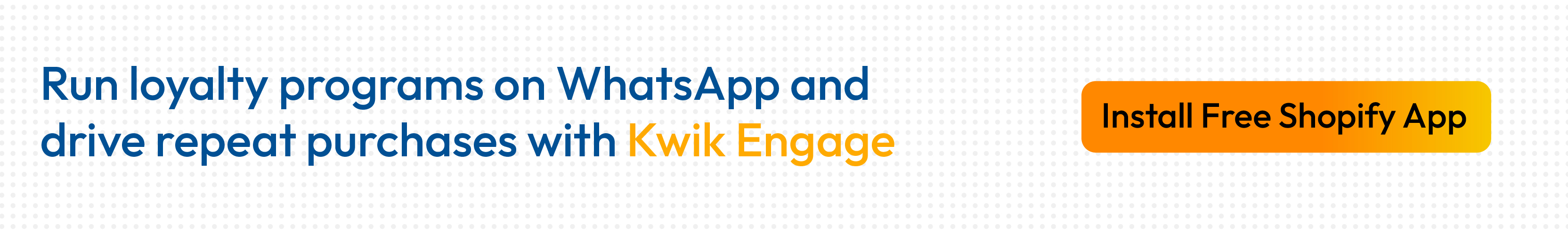 Use Kwik Engage WhatsApp loyalty program automation for D2C ecommerce brands 