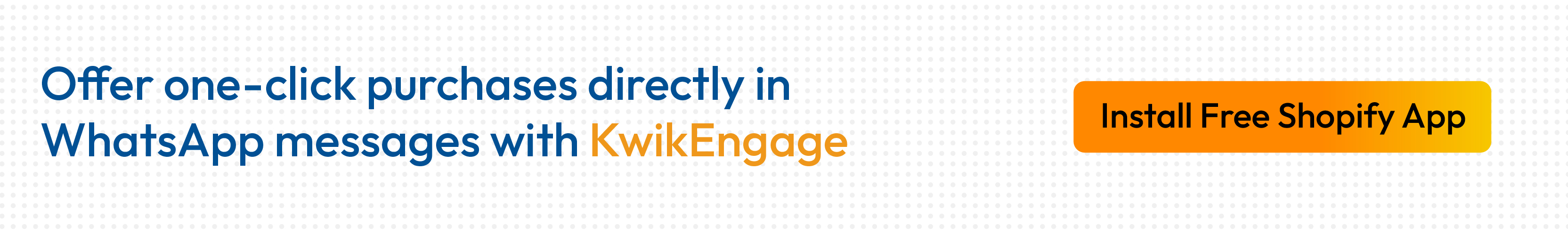 GoKwik WhatsApp commerce conversion tool banner